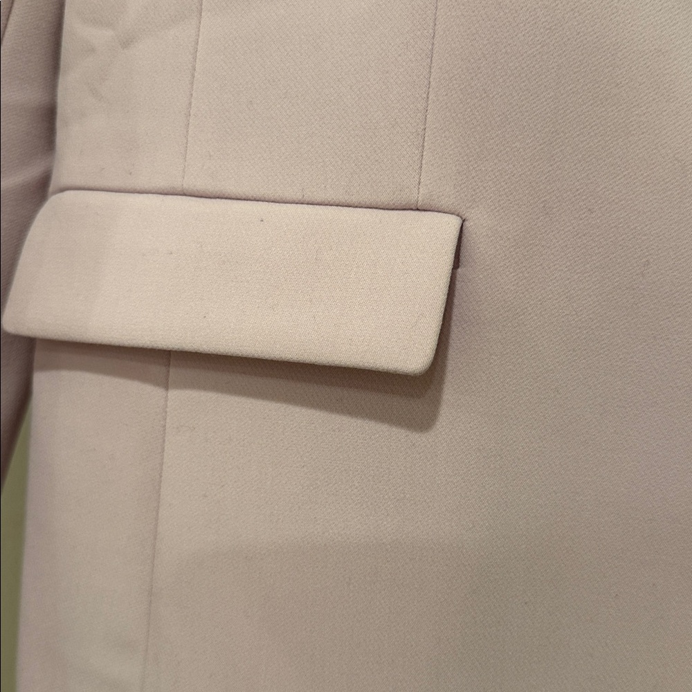 Banana Republic Light Pink Sculpted-Fit Washable Blazer Sz 4 - Picture 5 of 8